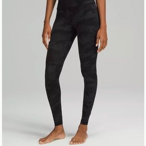 High Waisted Black Camo Lululemon